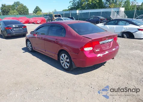 2009 Honda Civic Lx z USA, uszkodzony, nr VIN 2HGFA16599H348552